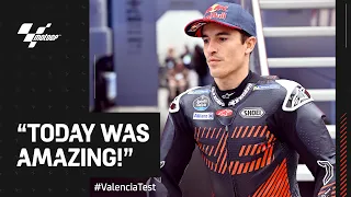 Michele Masini reacts to Marc Marquez' impressive Gresini debut 👏🎙️| #ValenciaTest