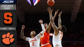 Syracuse vs. Clemson - Condensed Game | ACC Basketball 2018-19