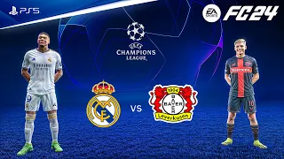 FC 24 - Real Madrid vs Leverkusen Ft. Mbappe | UEFA Champions League | PS5™ [4K60]