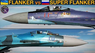 Ukrainian Su-27 Flanker vs Russian Su-35 Super Flanker: BVR Missile Fight | DCS