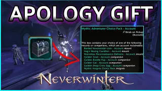 Golden Companions Choice Apology Gift / Mythic Mounts Insignia Choice Pack - Neverwinter Mod 26