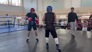 Mujibillo Tursunov vs Ruslan Abdullaev 63.5 kg technical sparring