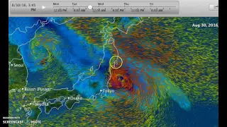 Lionrock nears Tokyo, Landfall expected in Northern Japan