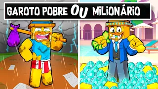 24 HORAS PARA SAIR DE POBRE A RICO no minecraft