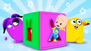 Cuquin’s Magic Color Cube – Learn the Shapes  | The baby ballons count to three