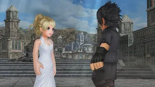 Lunafreya and Noctis cutscene 🥺dffoo i fanboy’d this story (huge fan of ffxv)