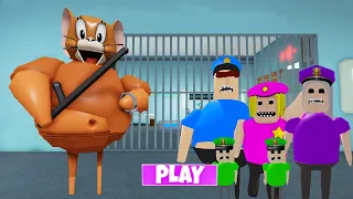 NEW JERRY BARRY'S PRISON RUN! (OBBY) #roblox