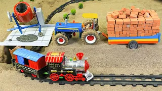 Top the most creatives science projects 2| Donganh mini| diy tractor making mini Concrete bridge