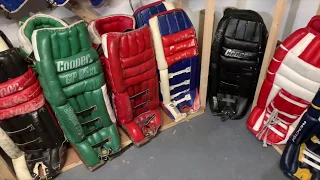 Tour of My Vintage Goalie Equipment Collection | Cooper | Miller | Kenesky | Vaughn