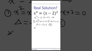 Solving a Quartic Equation!