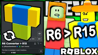 This layered clothing trick lets you become R6 in any game!? (ROBLOX)
