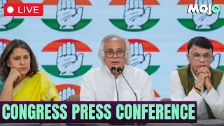 LIVE | Congress press conference by Jairam Ramesh, Pawan Khera and Supriya Shrinate at AICC HQ