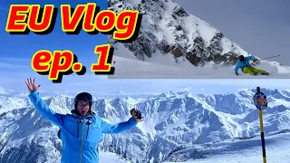 My first European SKI trip in the winter: Filming with CARV