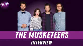 The Musketeers Cast Interview: Luke Pasqualino, Santiago Cabrera, Howard Charles & Maimie McCoy