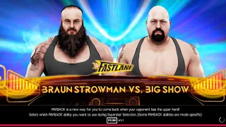 WWE 2K19 || PC gameplay || Ring Destroy by Brawn Strowman vs Big Show & vs Kane 98