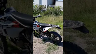 first ride on his GPX TSE 250 an outlaw China bike