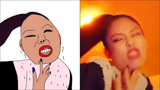 POP DRAWING MEME #263 | BLACKPINK - KILL THIS LOVE | Ruby Fun