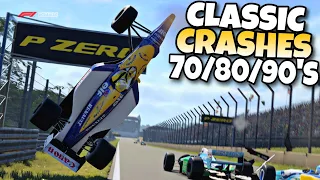 F1 CLASSIC CRASHES 70/80/90'S #3