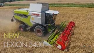 NOUVELLE  CLAAS LEXION 5400 de l'ETA DELSALLE ! MOISSON 2021 🤠