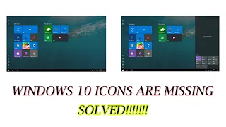 Windows 10 Icons are missing