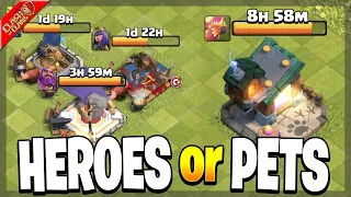 Should I Upgrade Heroes or Pets First? - Clash of Clans