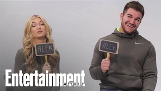 Alek Skarlatos Uses Heart Emojis For Emma Slater's Phone Contact | Entertainment Weekly