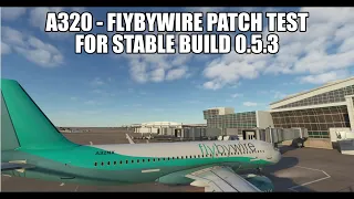 MSFS 2020 - New Stable Build 0.5.3 Patch (Test Flight) from FlyByWire