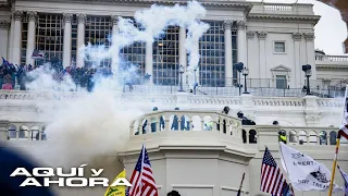 Después de horas de violencia en el Capitolio, esta medida buscaba desplazar a los manifestantes