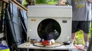 Dryer Destruction - Throwing Random Stuff Into An Old Kenmore