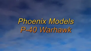 Phoenix P 40 Warhawk Maiden Flight