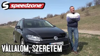 Speedzone teszt: Volkswagen Golf VII Variant 2.0 CR TDI DSG: Vállalom, szeretem