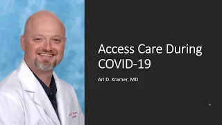 AAKP HealthLine webinar: Taking Care of Your Dialysis Access During the COVID-19 Pandemic