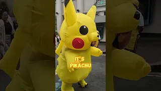 Pikachu at the Cosplay Parade along Session Road #shorts #pikachu #baguiocity #cosplay