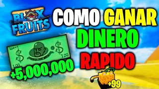 🤑 COMO GANAR DINERO RAPIDO EN BLOX FRUITS✅