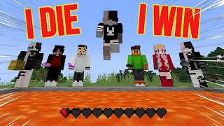Minecraft Manhunt But If I DIE The HUNTERS LOSE...