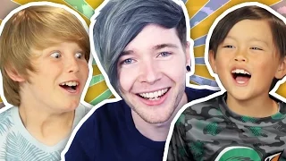 DANTDM REACTS TO KIDS REACT TO DANTDM!!