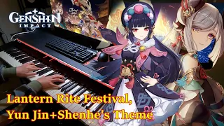 Genshin Impact/Yun Jin + Shenhe's Theme (2.4 "Fleeting Colors in Flight" Part 1) Piano Arrangement