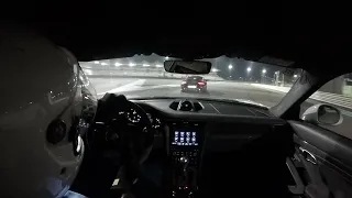 Manual 991.2 GT3 chasing a 991.2 GT2RS on YAS Marina F1 Circuit