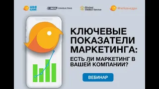 Вебинар "Ключевые показатели маркетинга" 08.11.2018