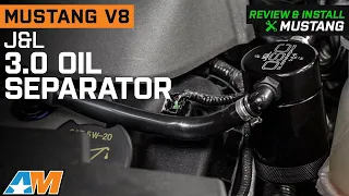 2011-2020 Mustang GT J&L 3.0 Oil Separator; Black Anodized Review & Install