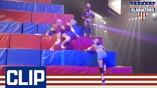 There's No Way Past Gladiators Sky And Ice In Pyramid | American Gladiators