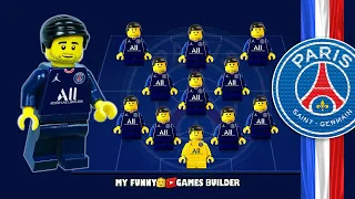 PSG Dream Team 2021/22 • Paris Saint-Germain in Lego Football Goals Collection