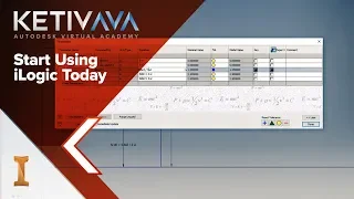 Start Using iLogic Today | Autodesk Virtual Academy