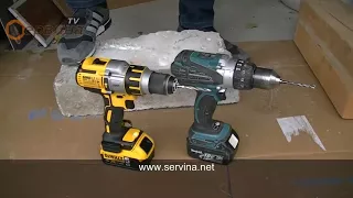 TEST DeWalt DCD995P2 Brushless Vs Makita BHP458  18V LiIon