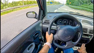 2001 Renault Clio [1.4 75HP] |0-100| POV Test Drive #1235 Joe Black