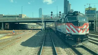 Riding through the yards at Union Station