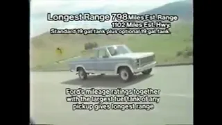 Ford trucks ad, 1981