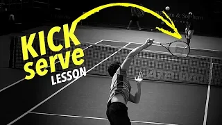 How to hit a KICK SERVE (tennis lesson)