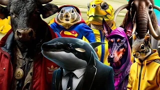 SUPER MEGAMIX FUNNY ANIMALS COFFIN DANCE ASTRONOMIA (PART 14)