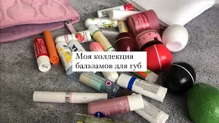 Моя коллекция бальзамов для губ 🤍